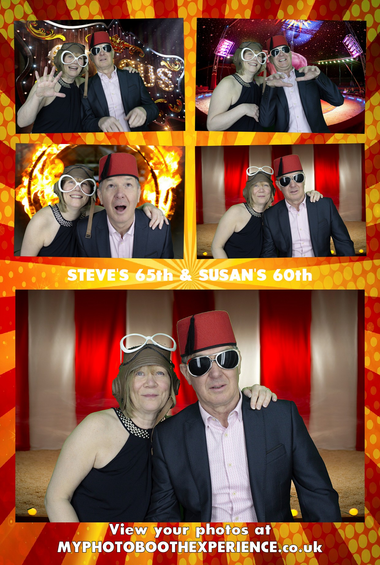 Steve's 65th & Susan 60th Birthday | View more photos from the event at gallery.myphotoboothexperience.co.uk/u/MyPhotoBoothExperienceLtd/Steves-65th-Susan-60th-Birthday